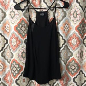 Black tank top